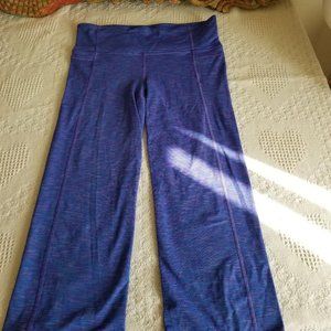 Purple Athleta Capri Yoga Pants Leggings
